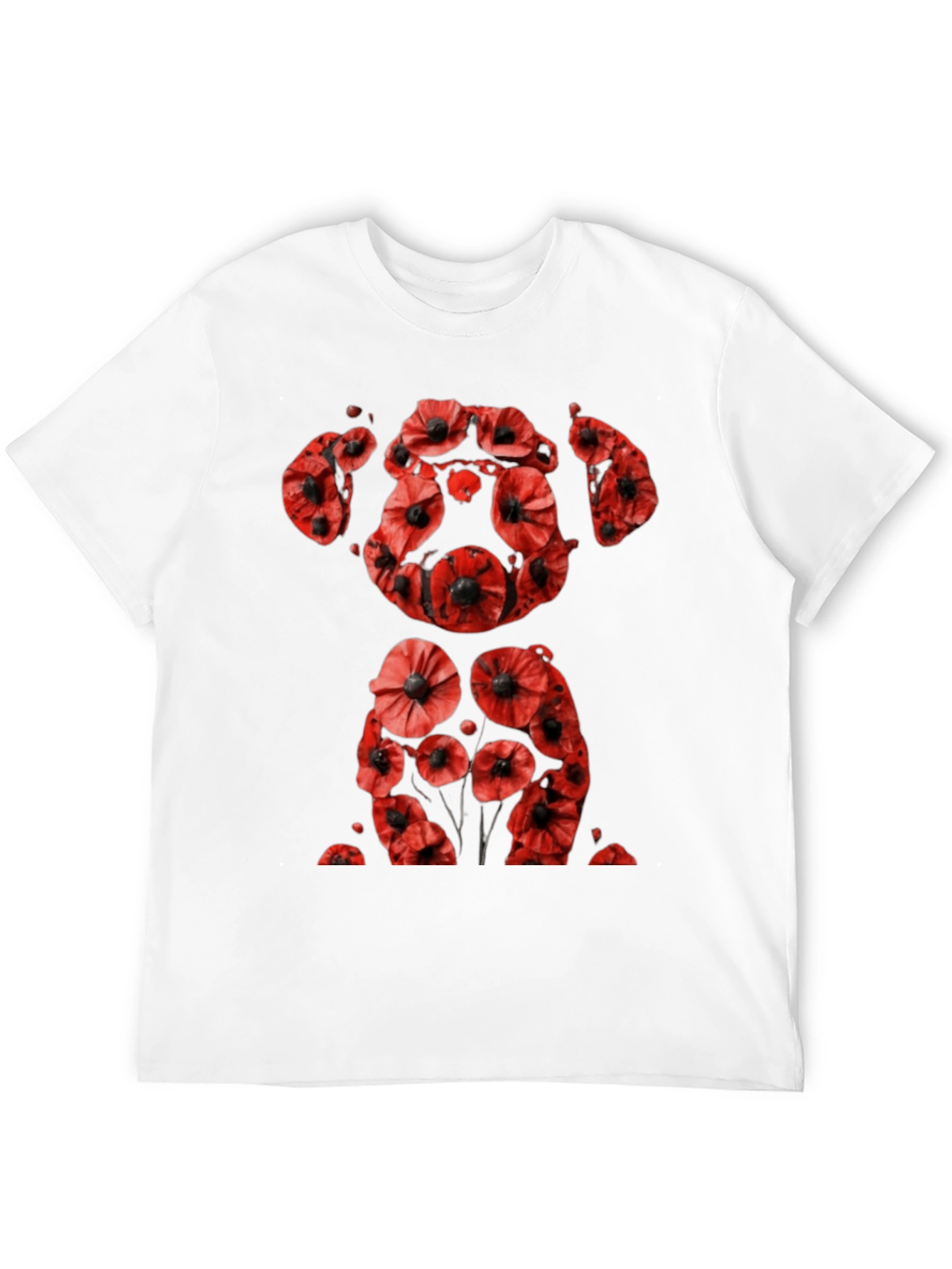 Poppy Dog T-Shirt - Remembrance Day Apparel