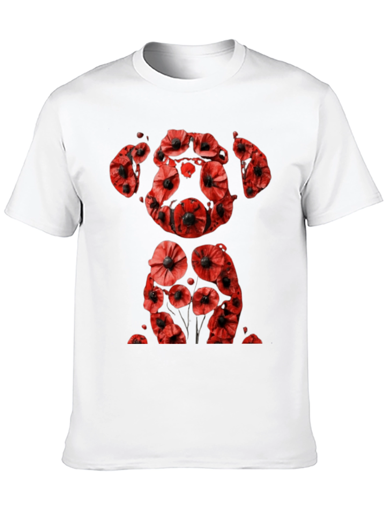 Poppy Dog T-Shirt - Remembrance Day Apparel