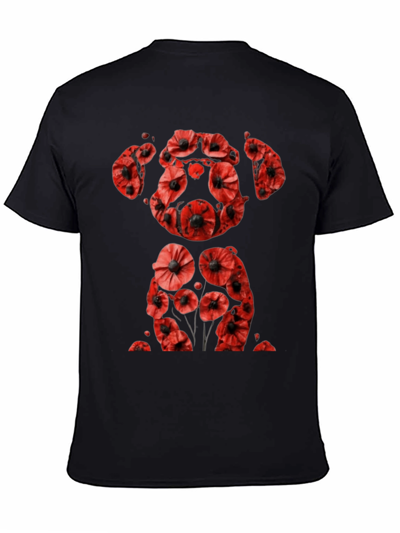 Poppy Dog T-Shirt - Remembrance Day Apparel