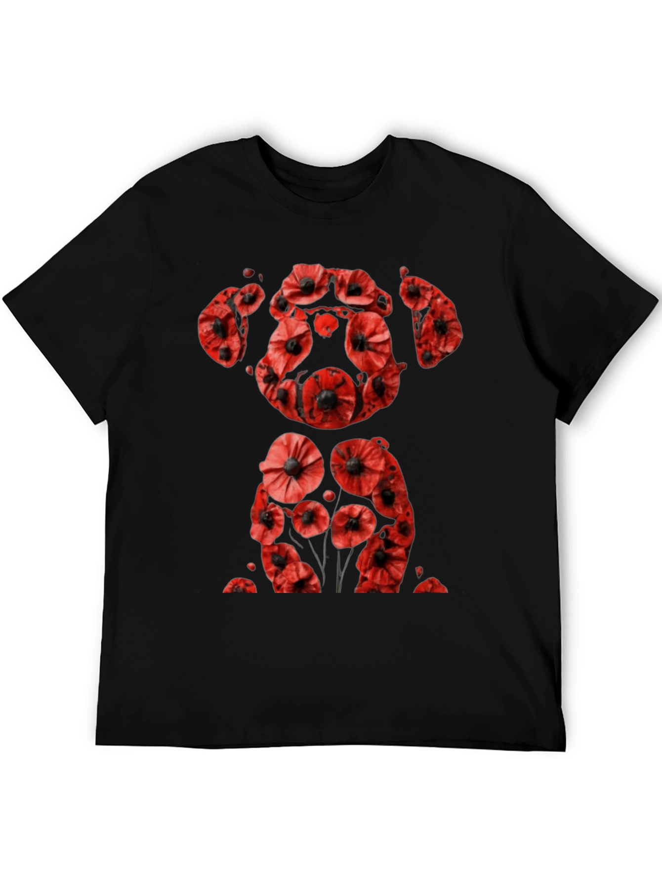 Poppy Dog T-Shirt - Remembrance Day Apparel