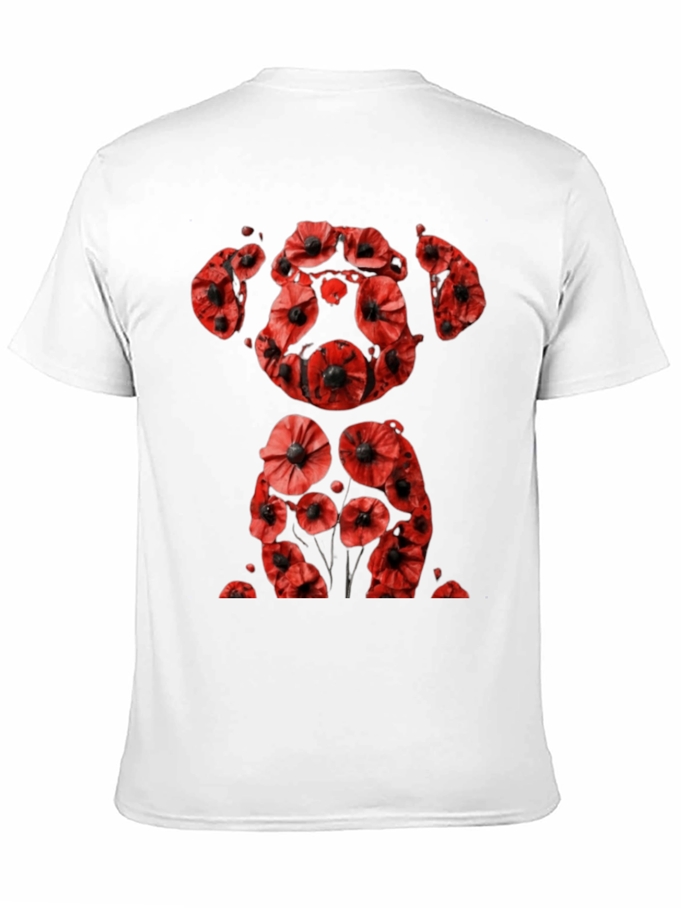 Poppy Dog T-Shirt - Remembrance Day Apparel