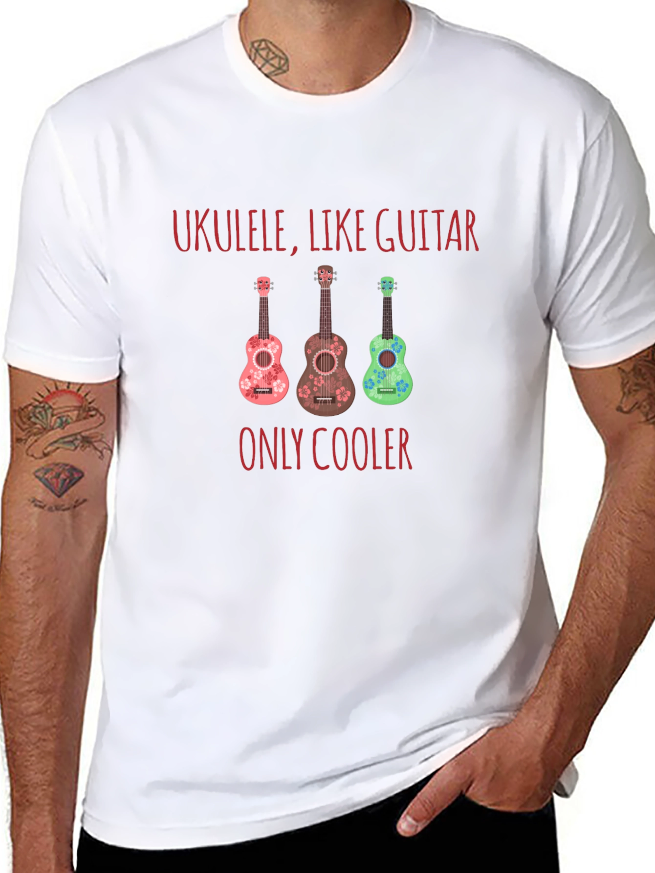 Ukulele Like Guitar T-Shirt - Musician Tee