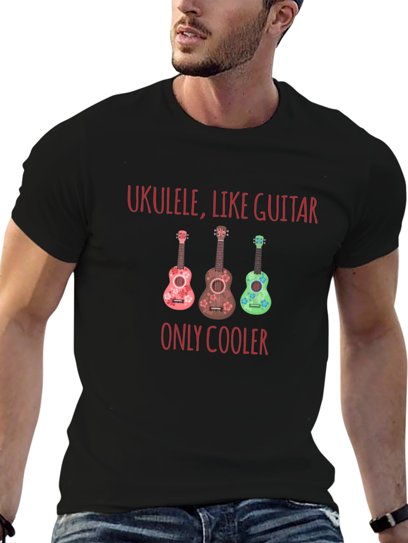 Ukulele Like Guitar T-Shirt - Musician Tee