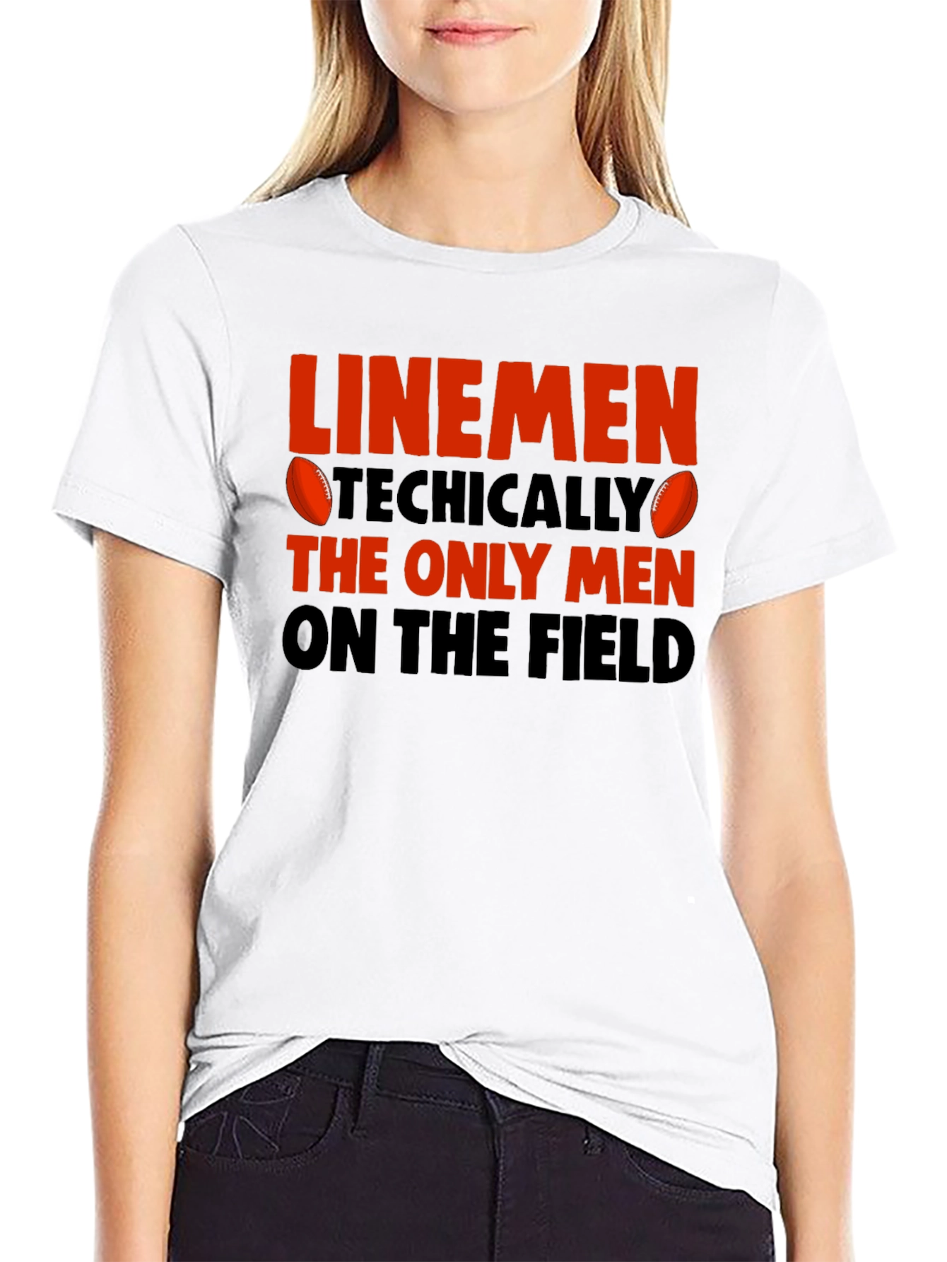 Linemen T-Shirt - Football Humor Tee