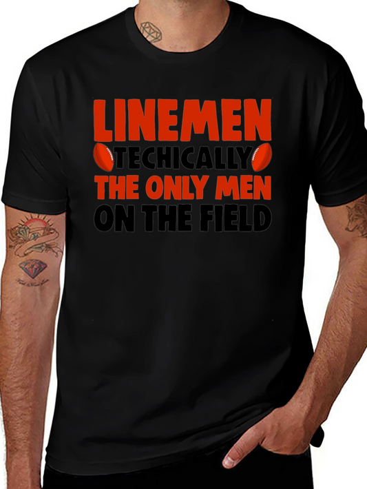 Linemen T-Shirt - Football Humor Tee