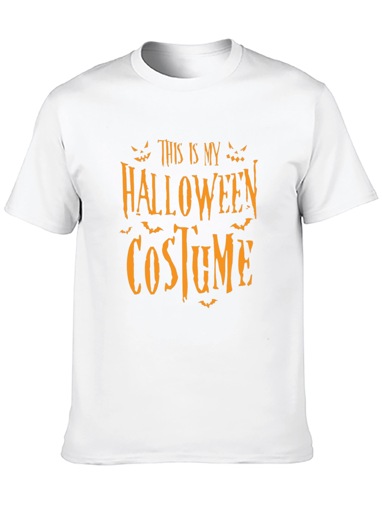 Halloween Costume Graphic T-Shirt - Black