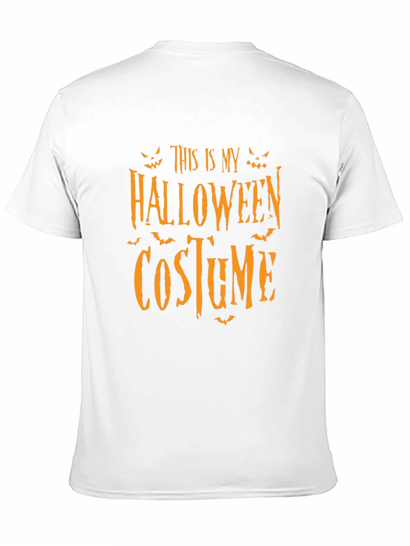 Halloween Costume Graphic T-Shirt - Black