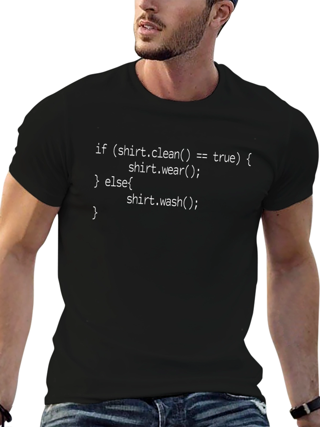 Programmer T-Shirt - Clean Shirt Code Graphic