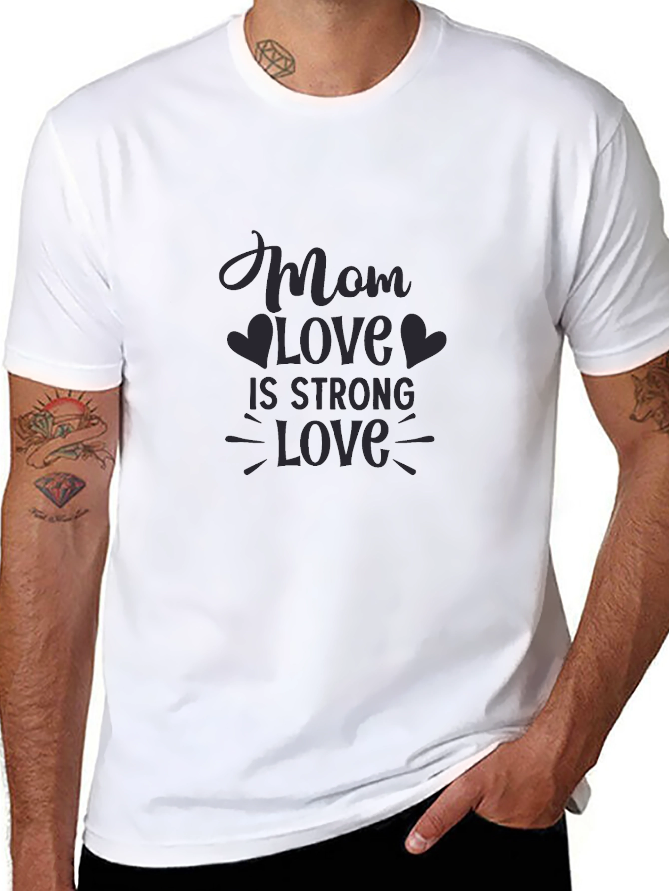 Mom Love T-Shirt - Strong Love Graphic Tee
