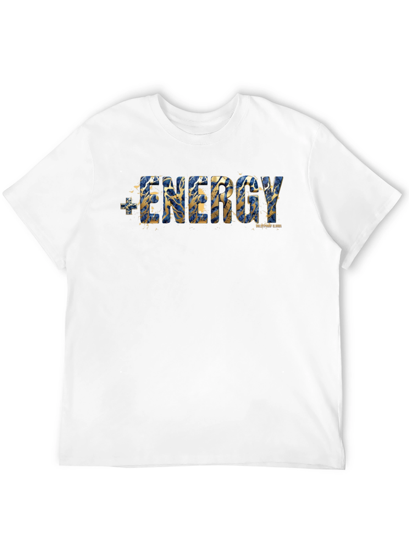 Energy Graphic Print Mens Black T-Shirt