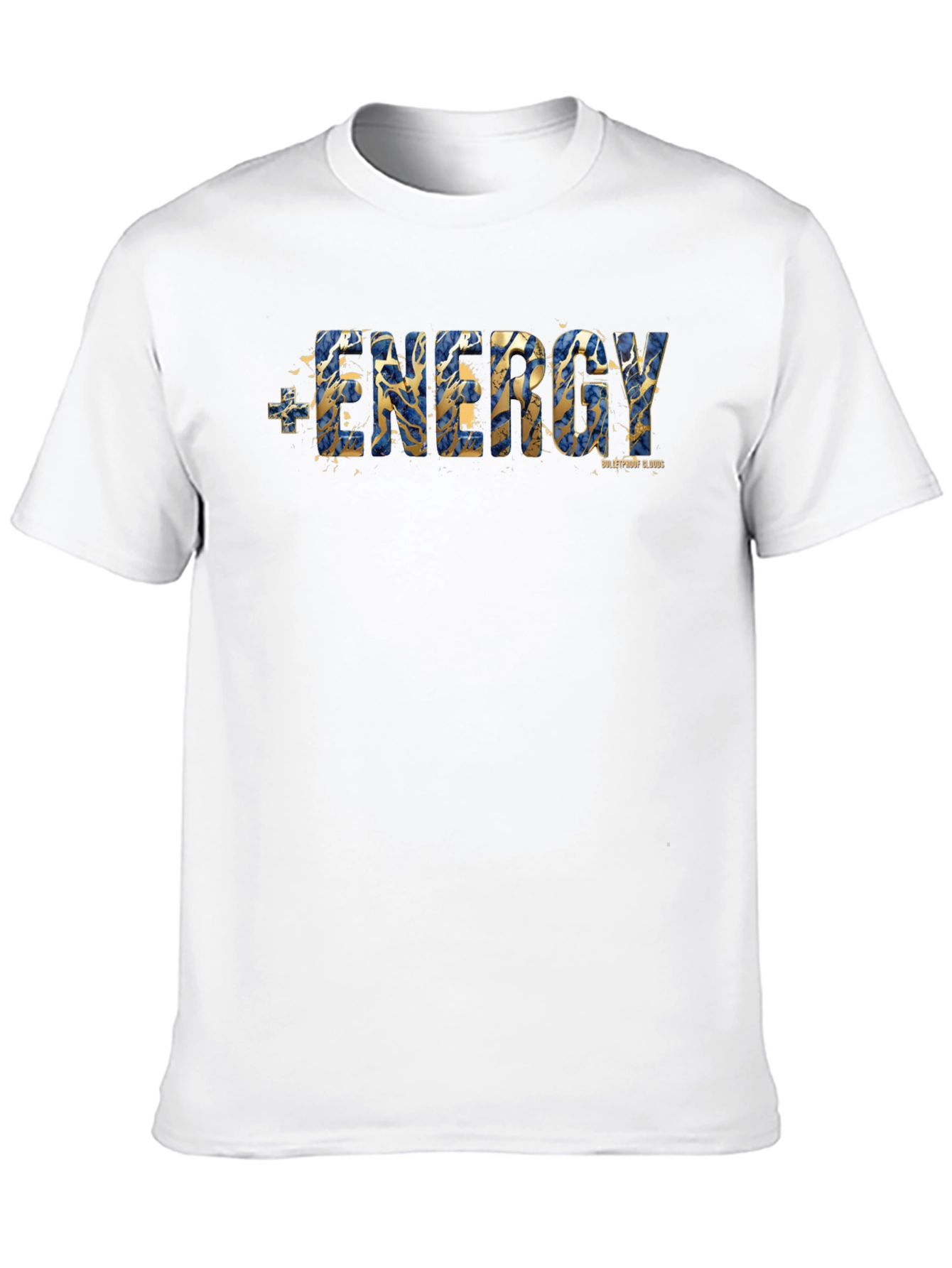 Energy Graphic Print Mens Black T-Shirt