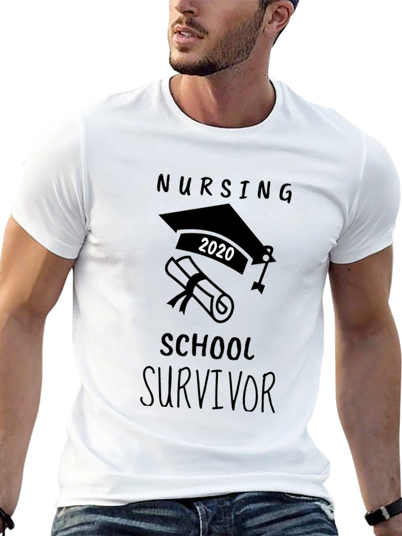 Nursing School Survivor 2020 Graduation T-Shirt