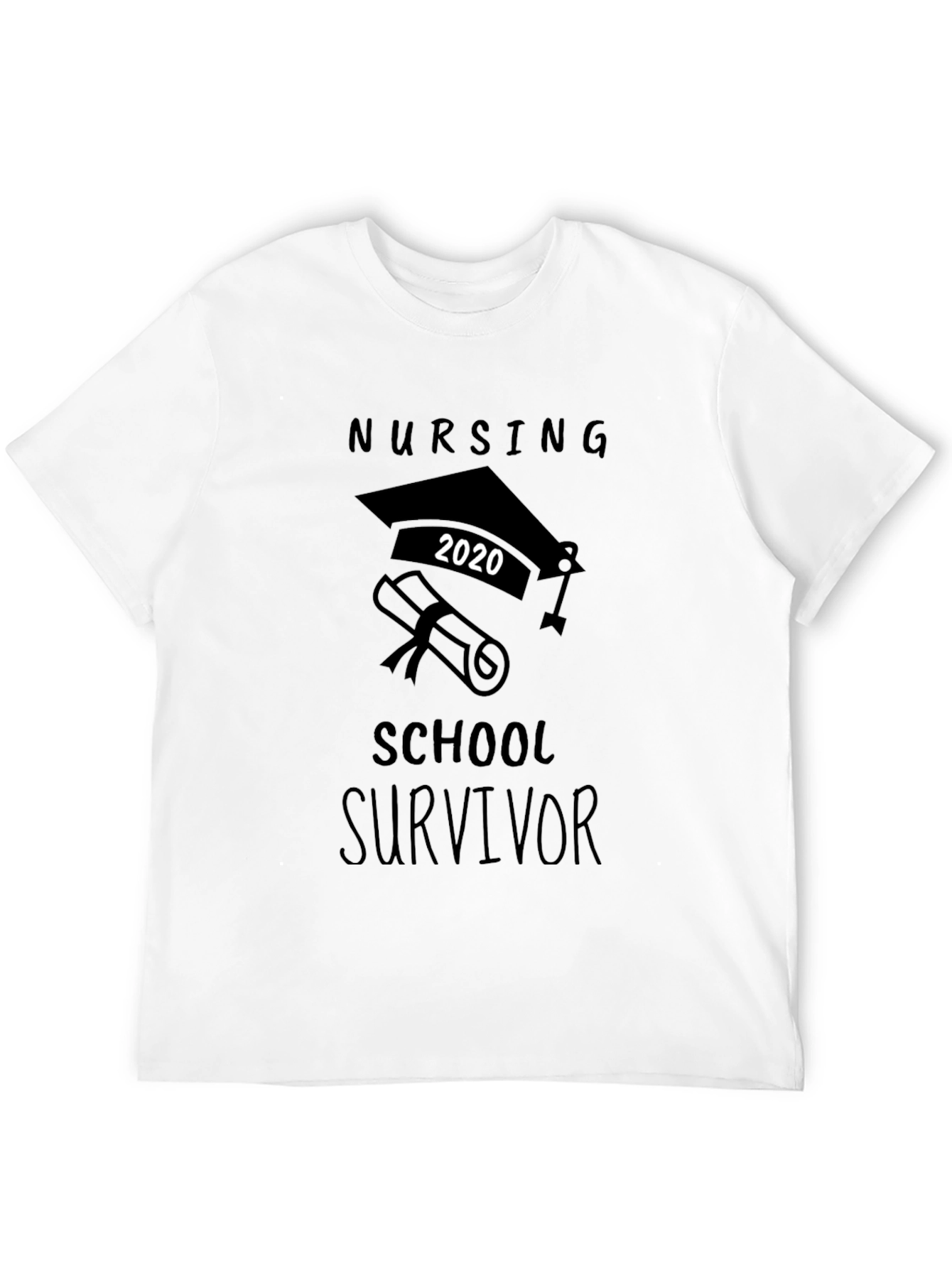 Nursing School Survivor 2020 Graduation T-Shirt