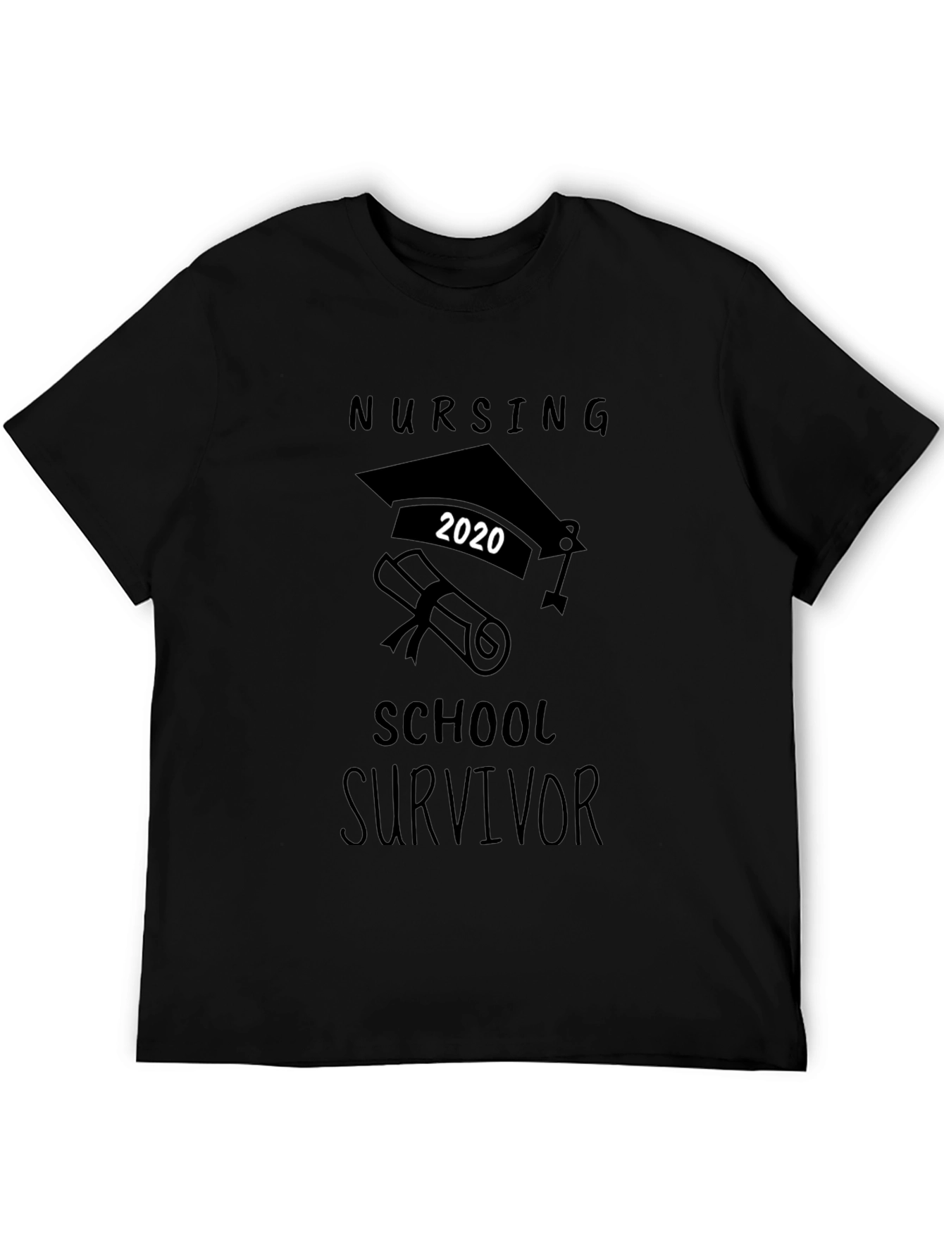 Nursing School Survivor 2020 Graduation T-Shirt