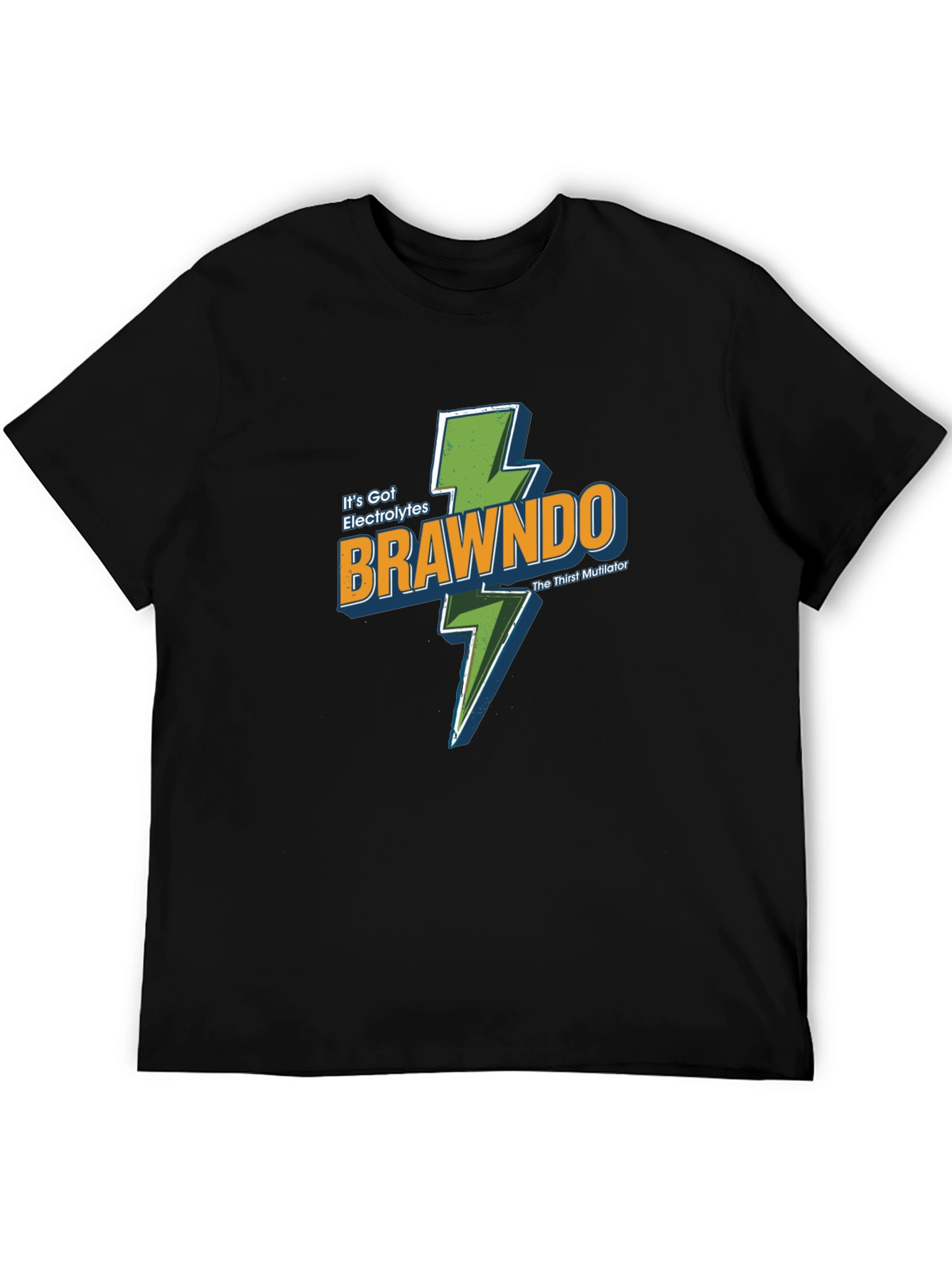 Brawndo Its Got Electrolytes Black T-Shirt