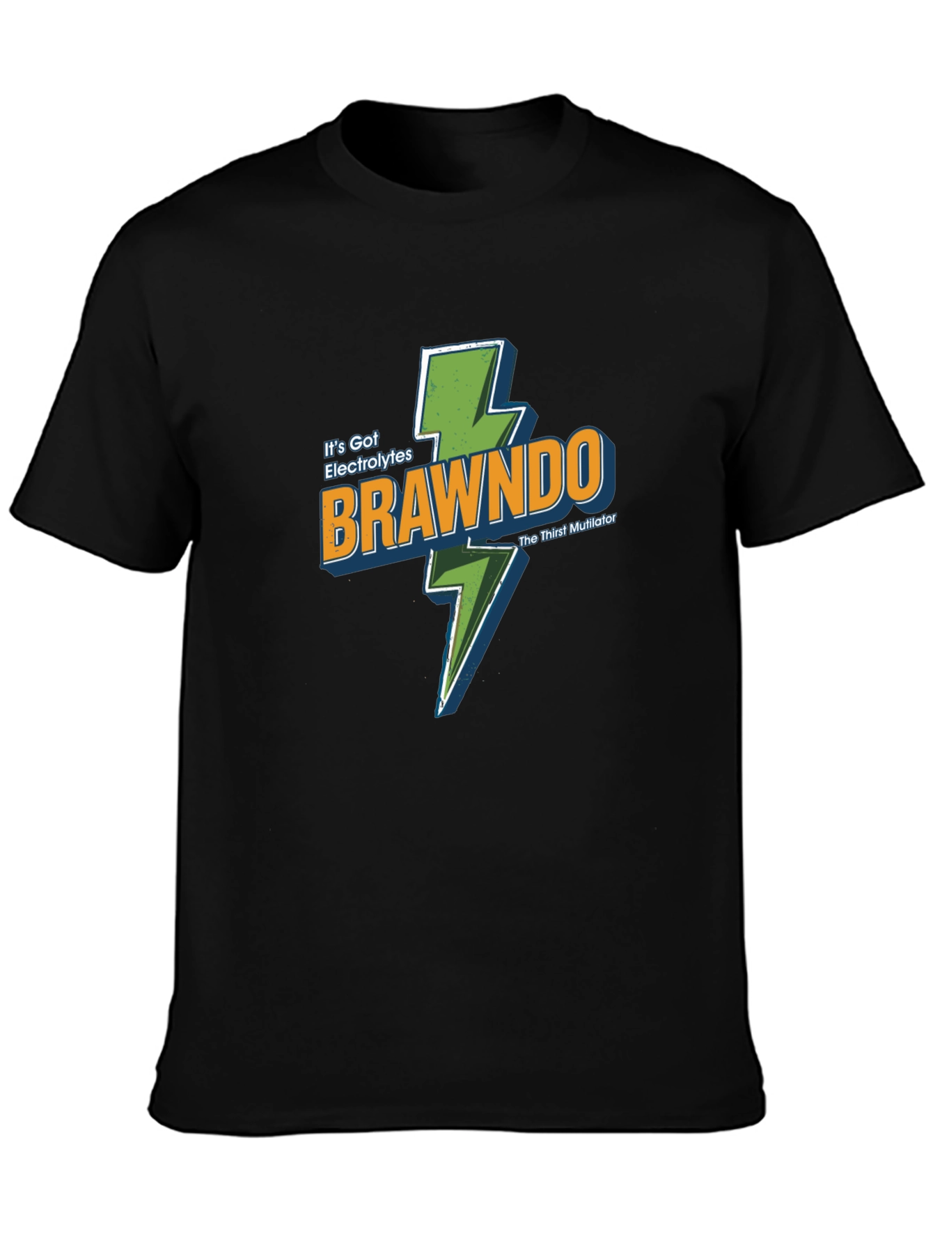 Brawndo Its Got Electrolytes Black T-Shirt