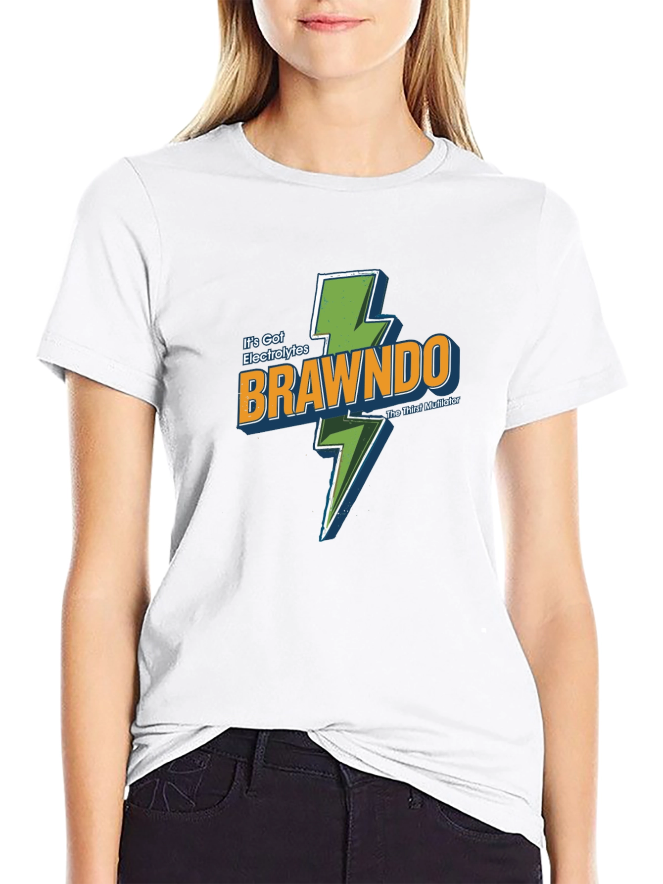 Brawndo Its Got Electrolytes Black T-Shirt
