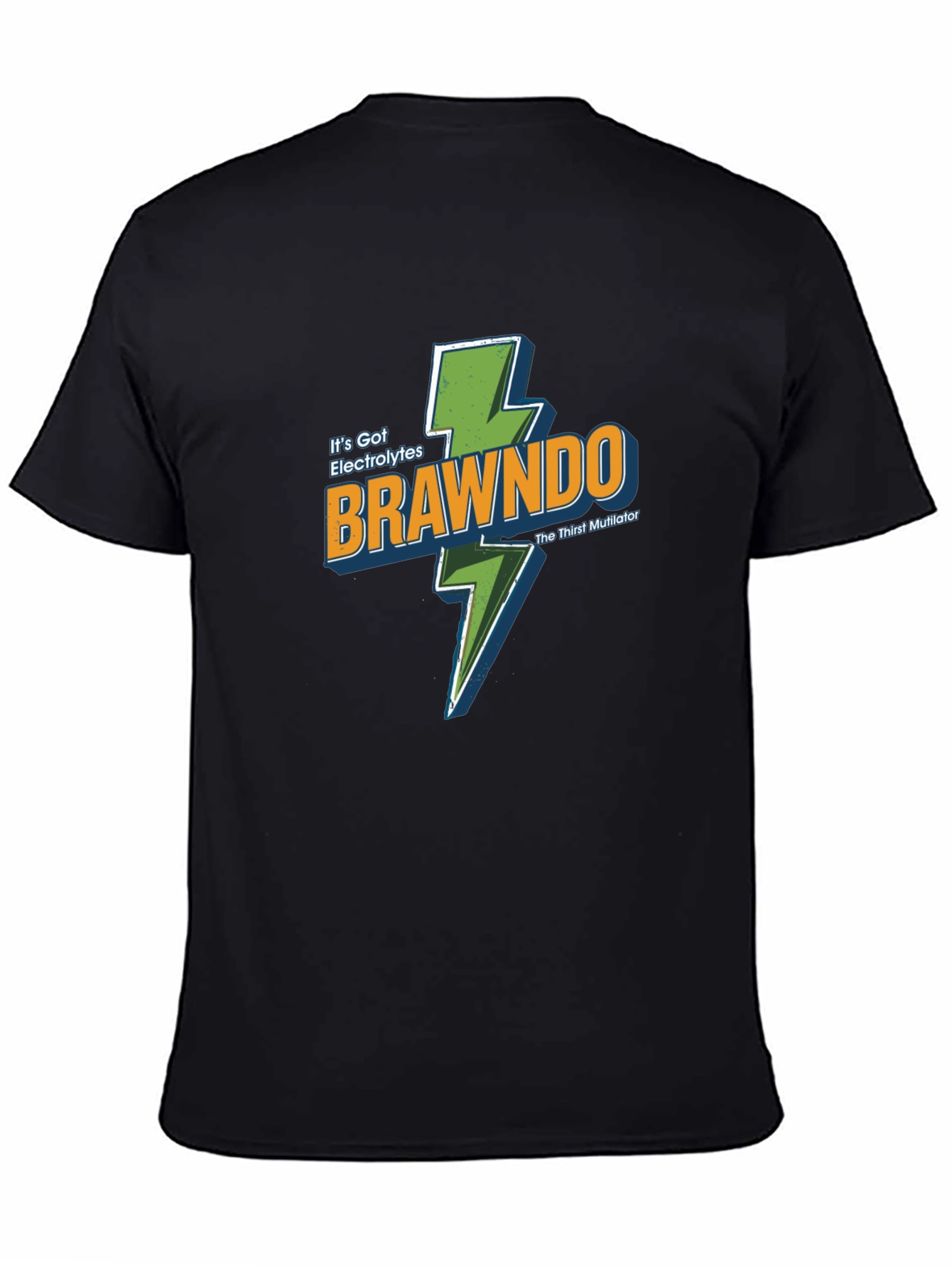 Brawndo Its Got Electrolytes Black T-Shirt
