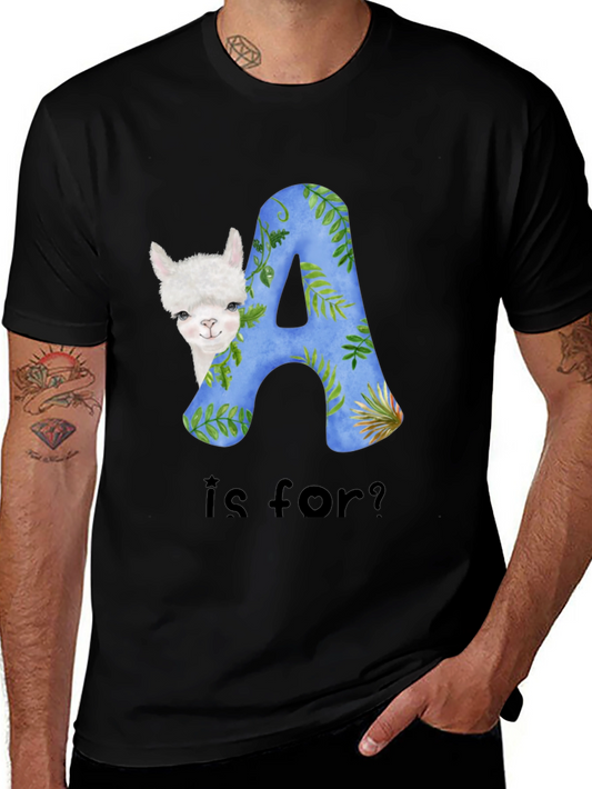 Alpaca A is For? Graphic T-Shirt