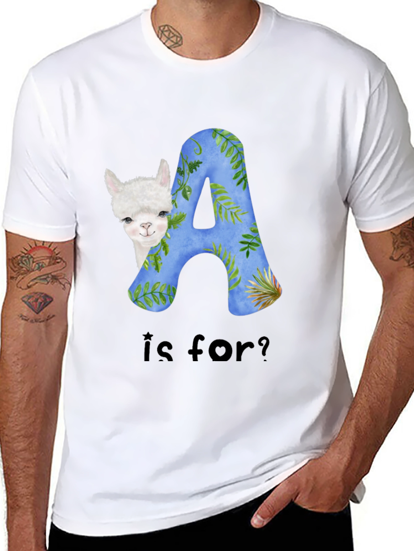Alpaca A is For? Graphic T-Shirt