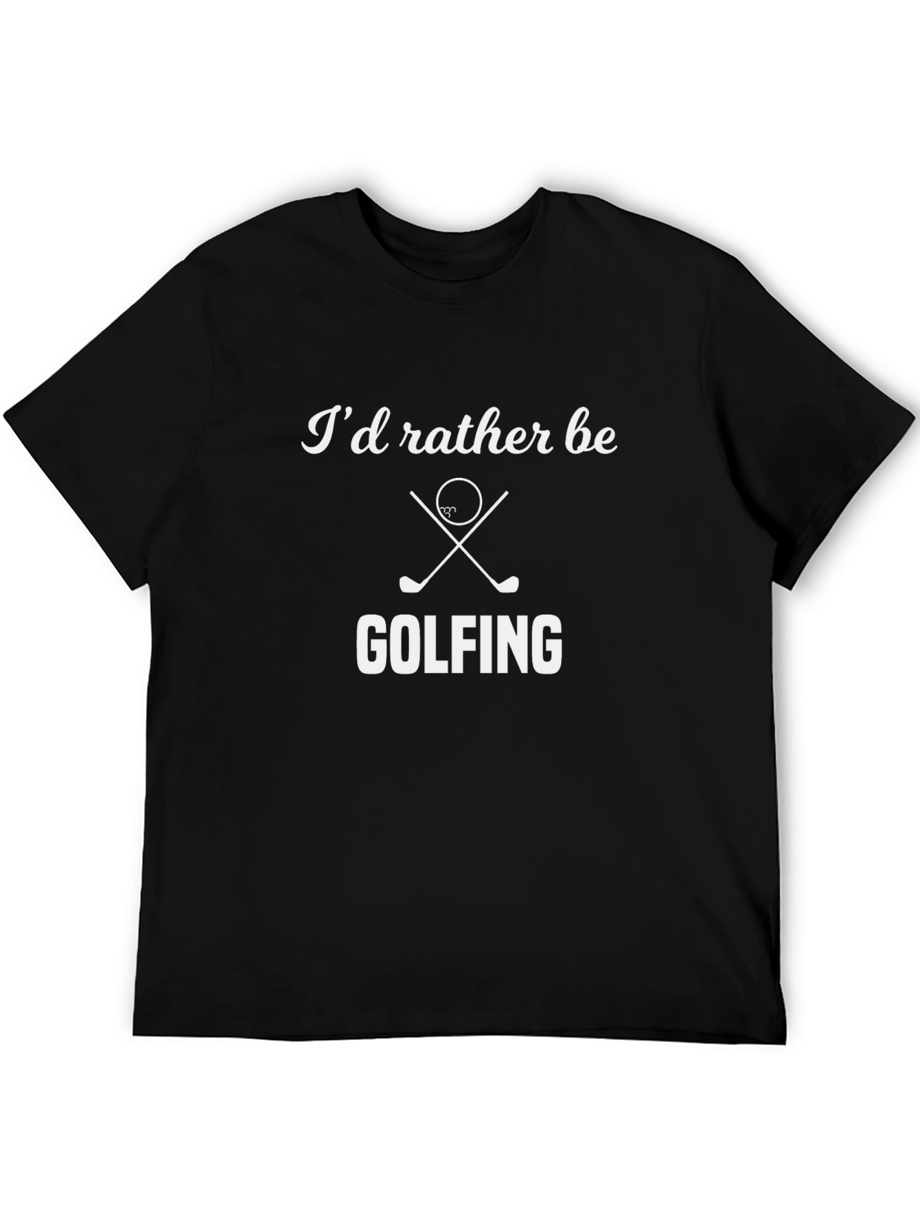 Golfing T-Shirt - Id Rather Be Golfing Tee