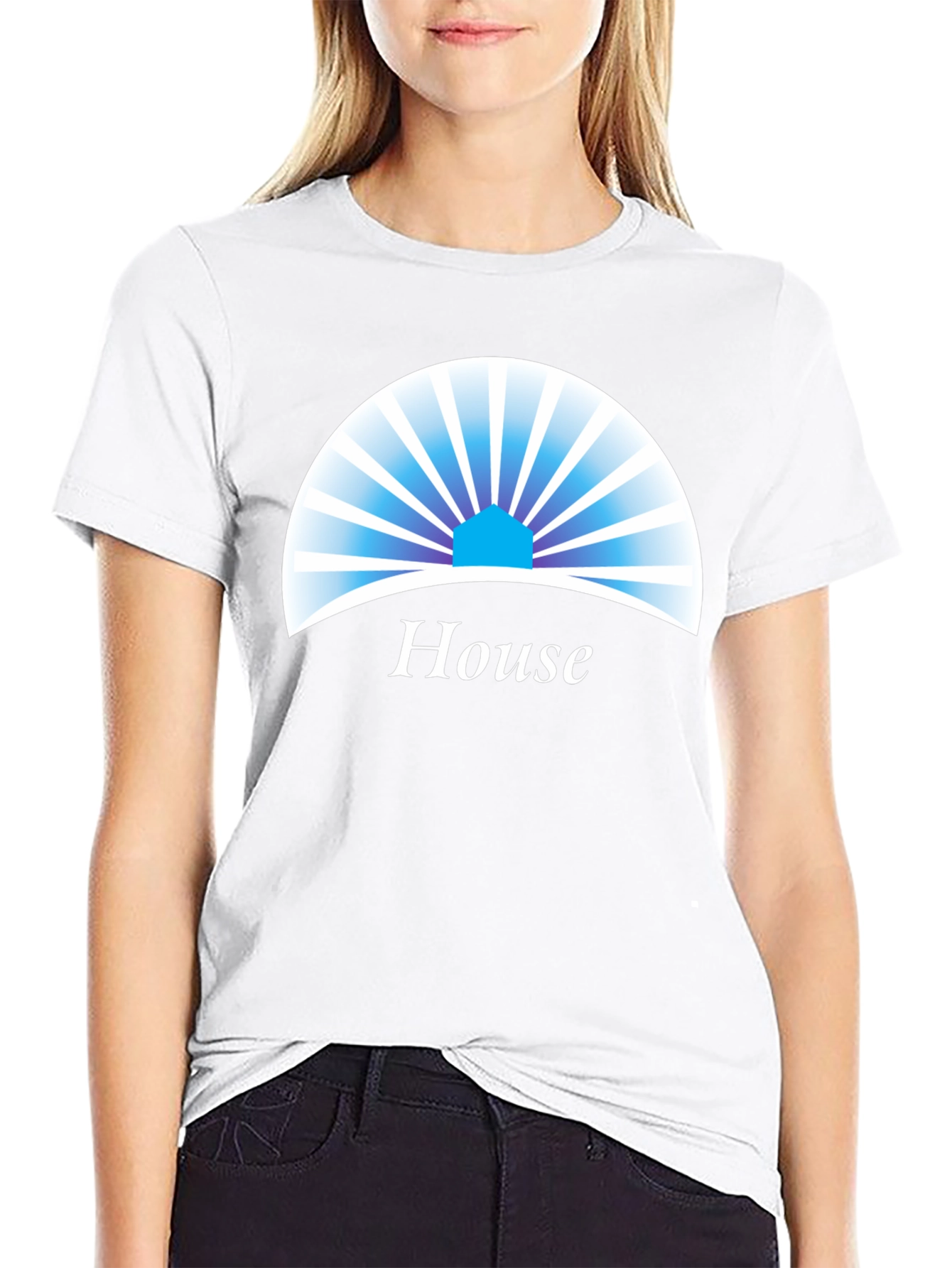 House Graphic Tee - Modern Style