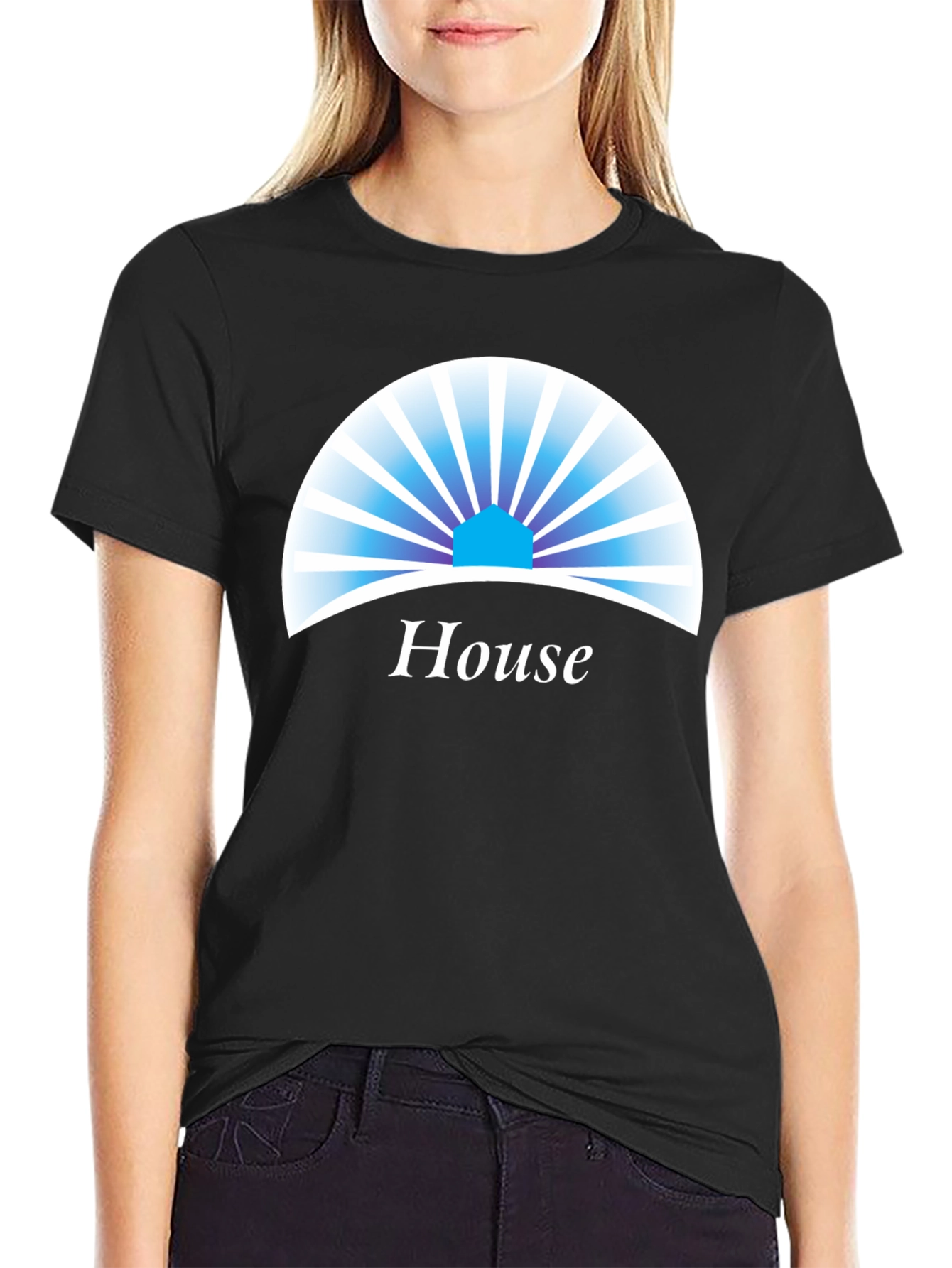 House Graphic Tee - Modern Style