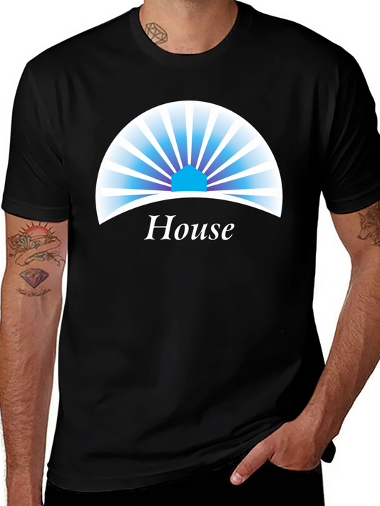 House Graphic Tee - Modern Style
