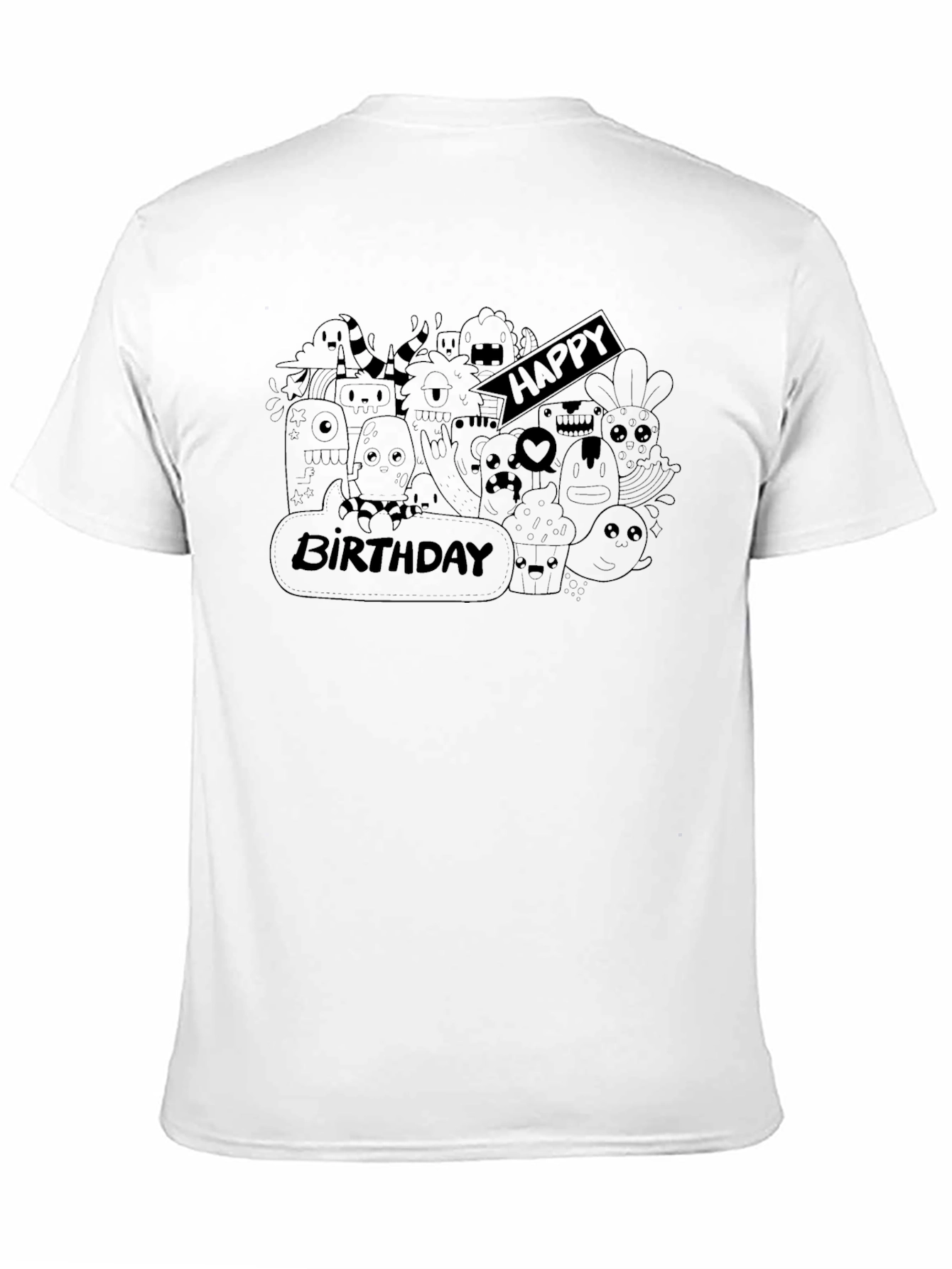 Happy Birthday Doodle T-Shirt
