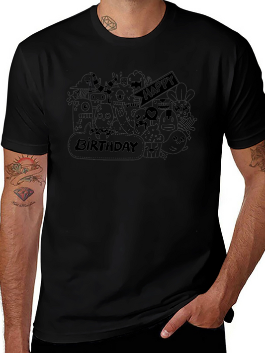 Happy Birthday Doodle T-Shirt
