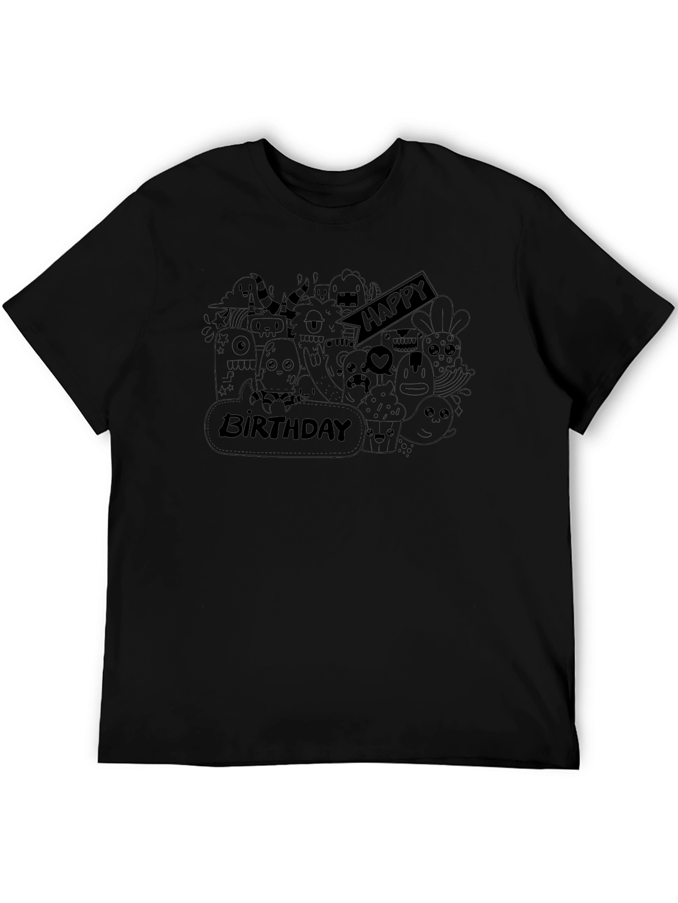 Happy Birthday Doodle T-Shirt