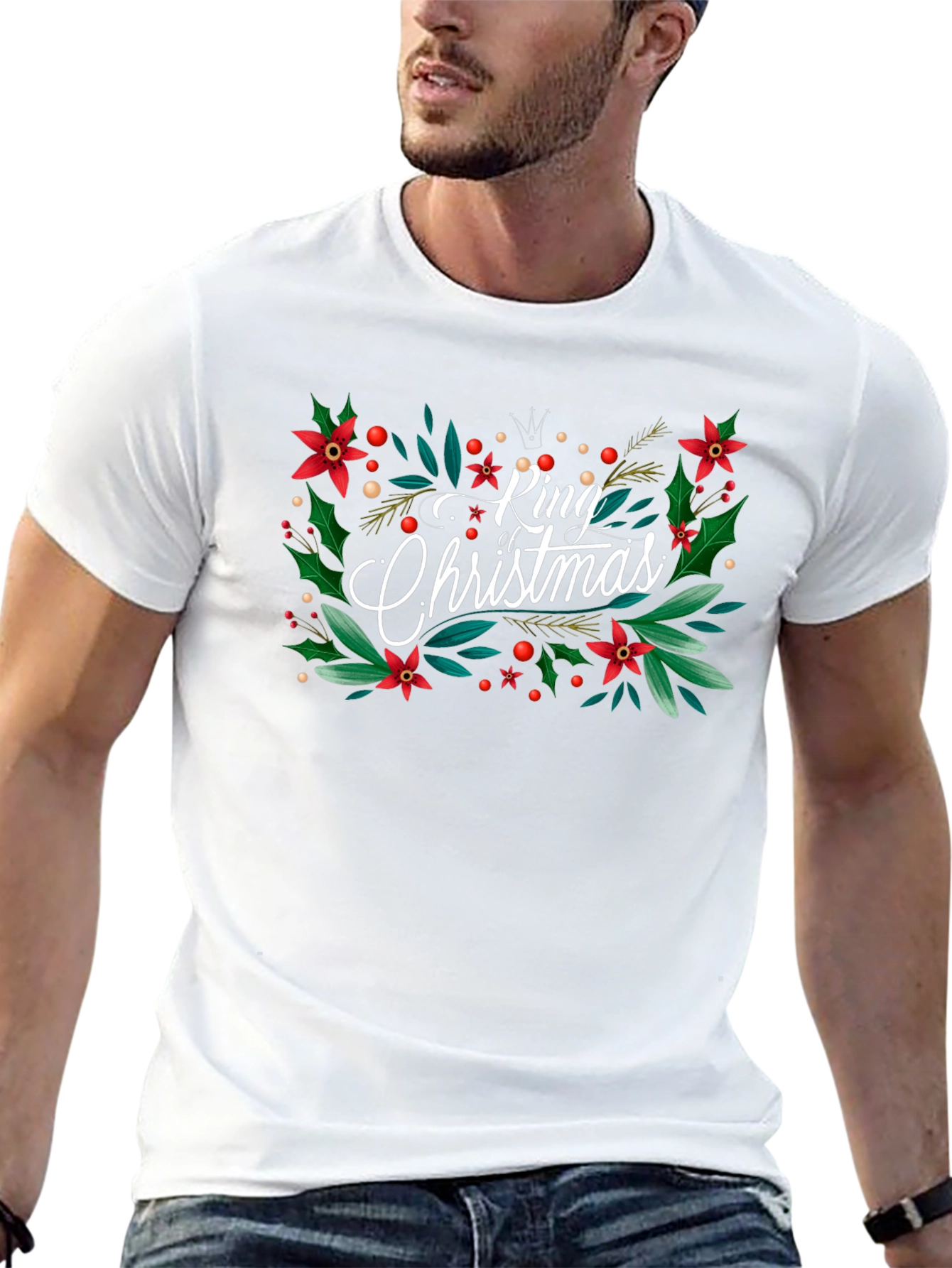 Ring Christmas Graphic Tee - Holiday Cheer