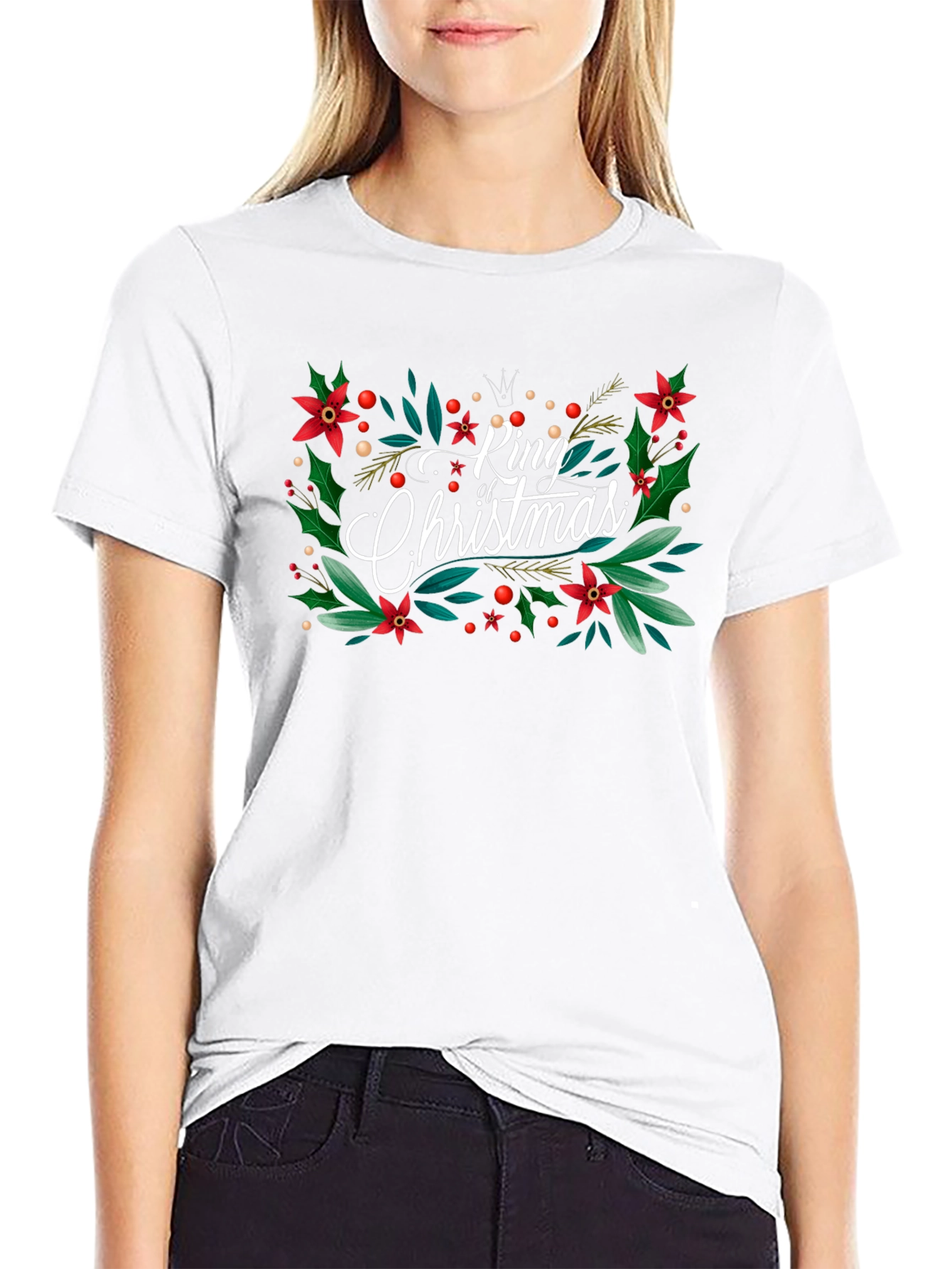 Ring Christmas Graphic Tee - Holiday Cheer