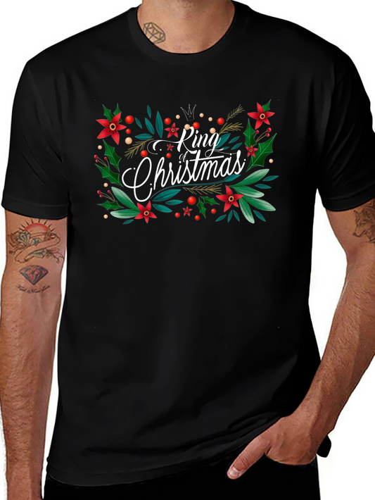 Ring Christmas Graphic Tee - Holiday Cheer