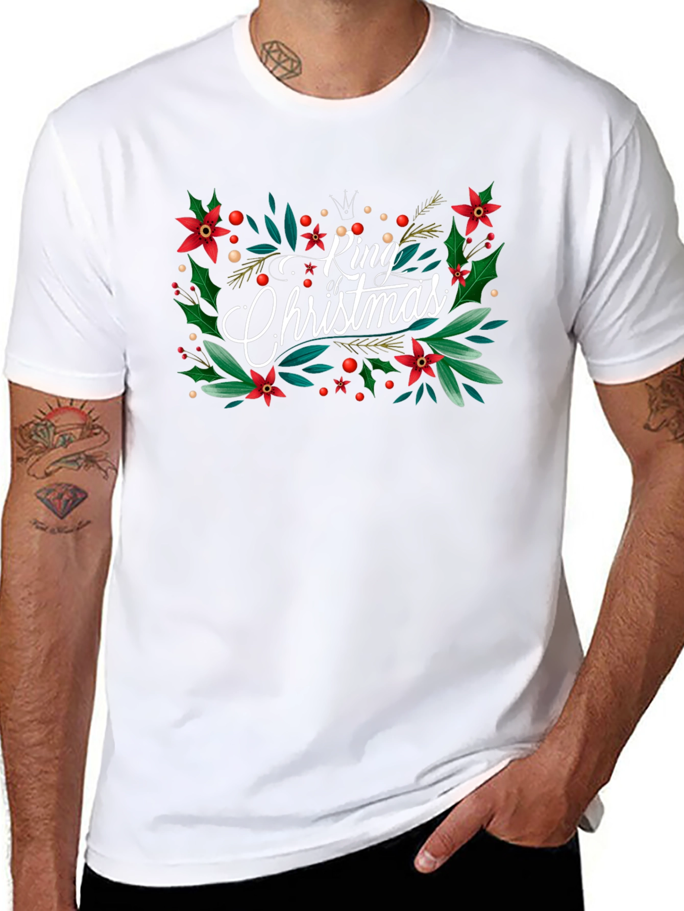 Ring Christmas Graphic Tee - Holiday Cheer