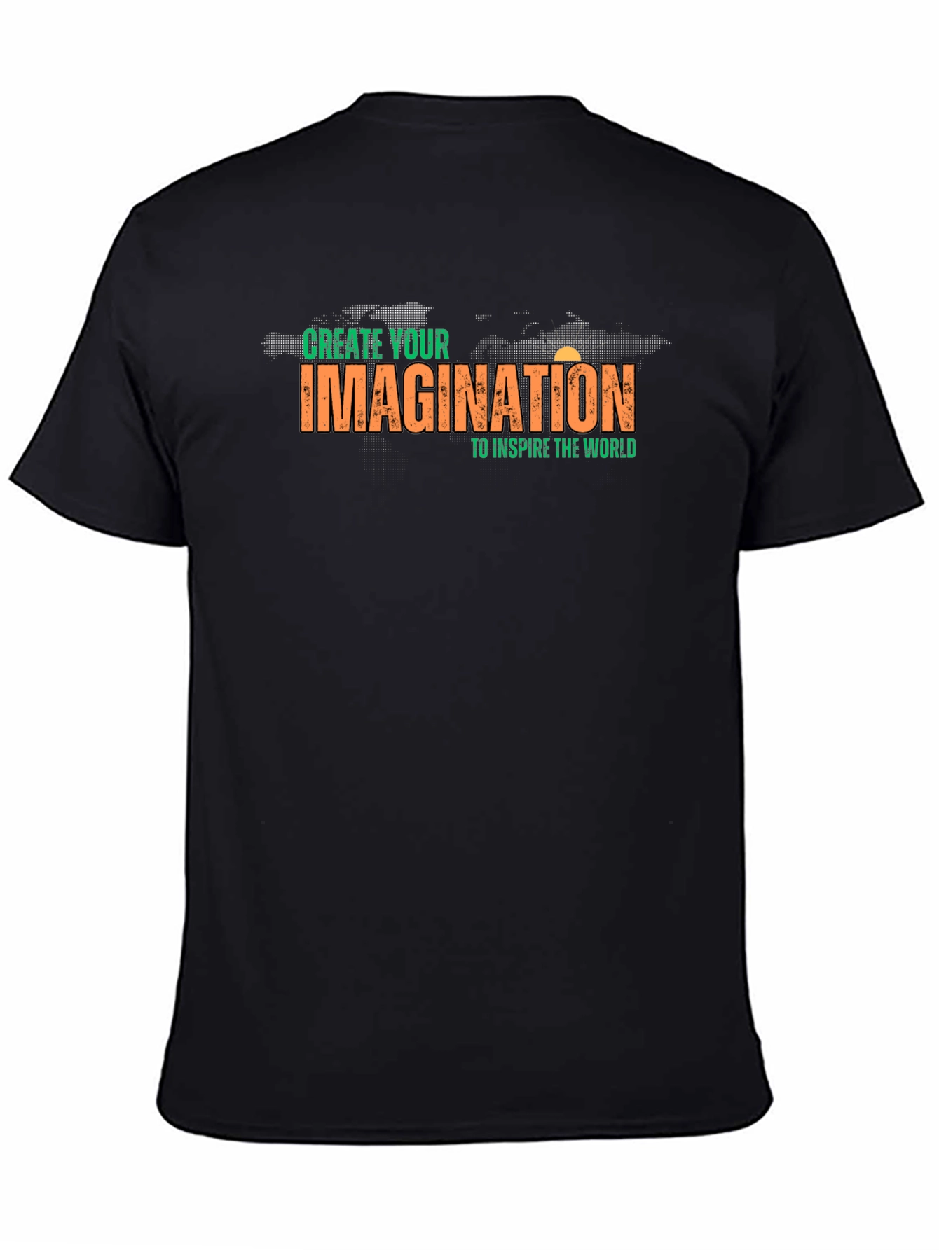 Inspire Imagination Black Graphic Tee