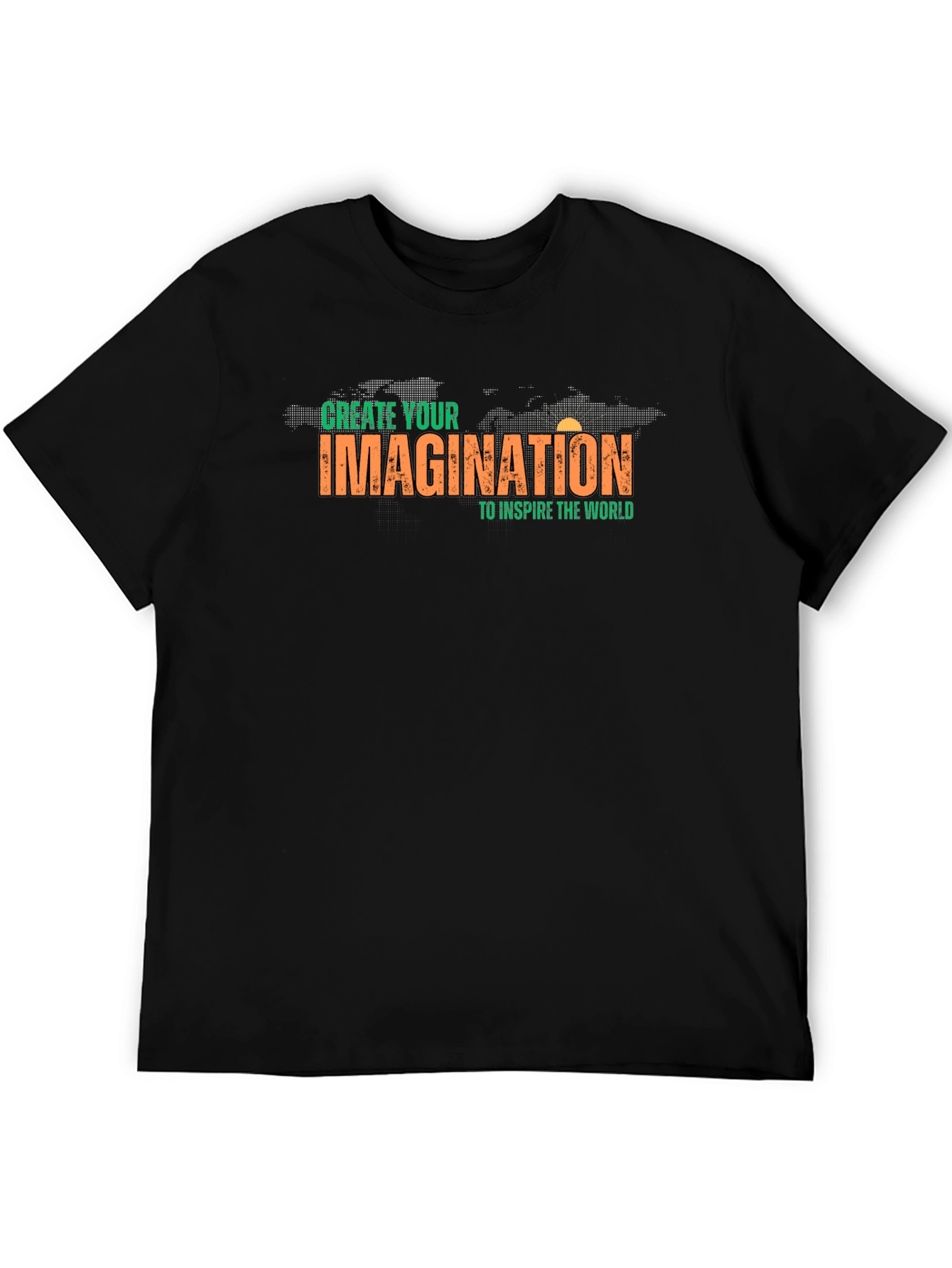 Inspire Imagination Black Graphic Tee