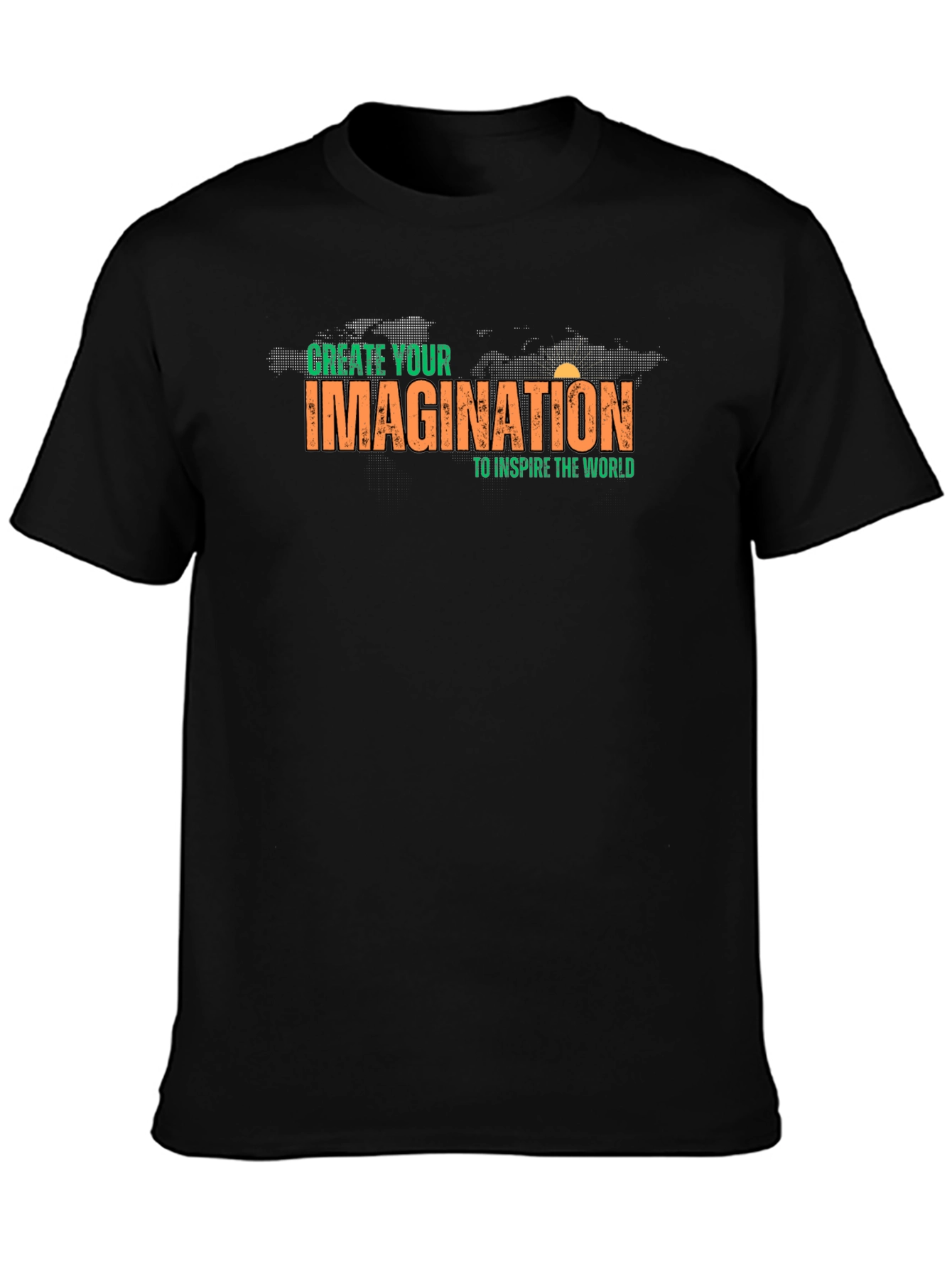 Inspire Imagination Black Graphic Tee