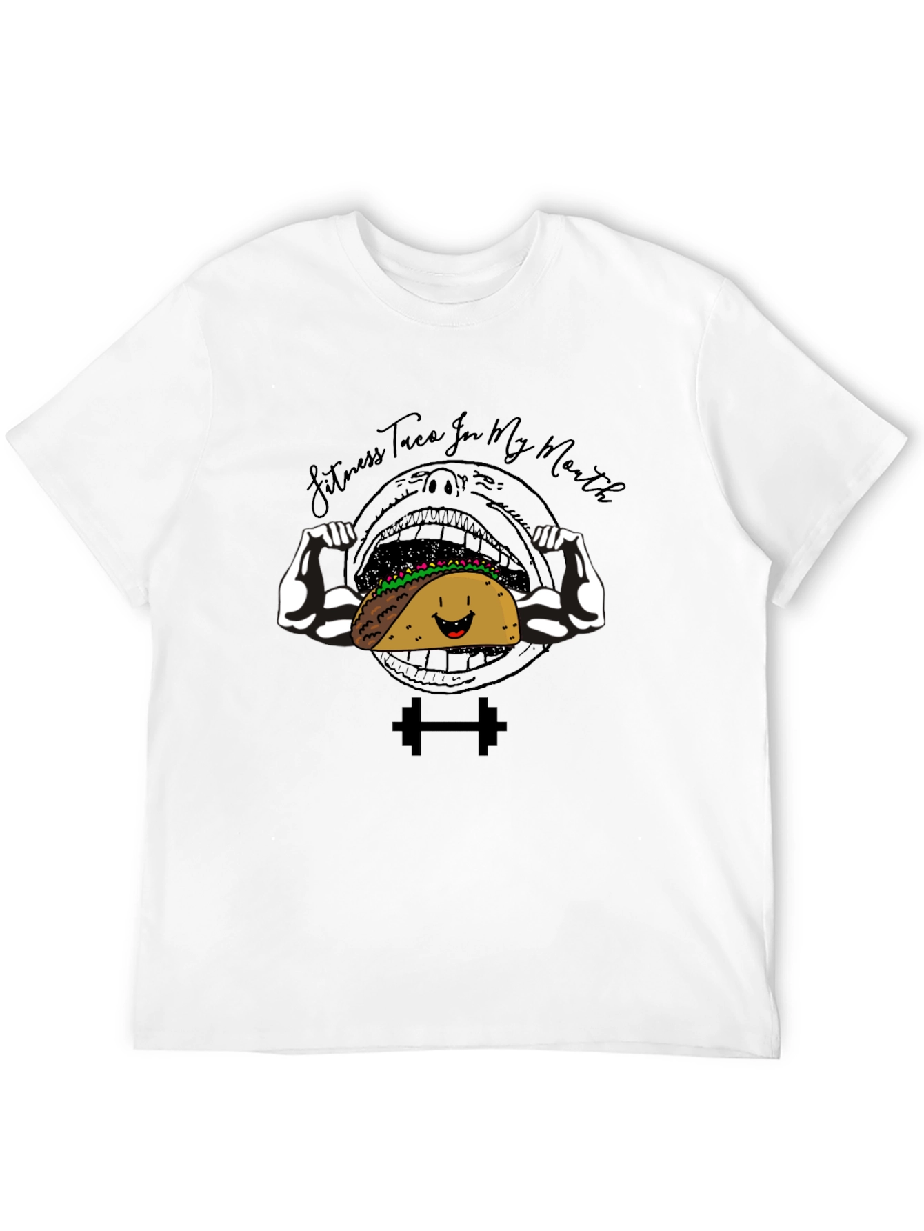 Fitness Taco Funny Graphic T-Shirt