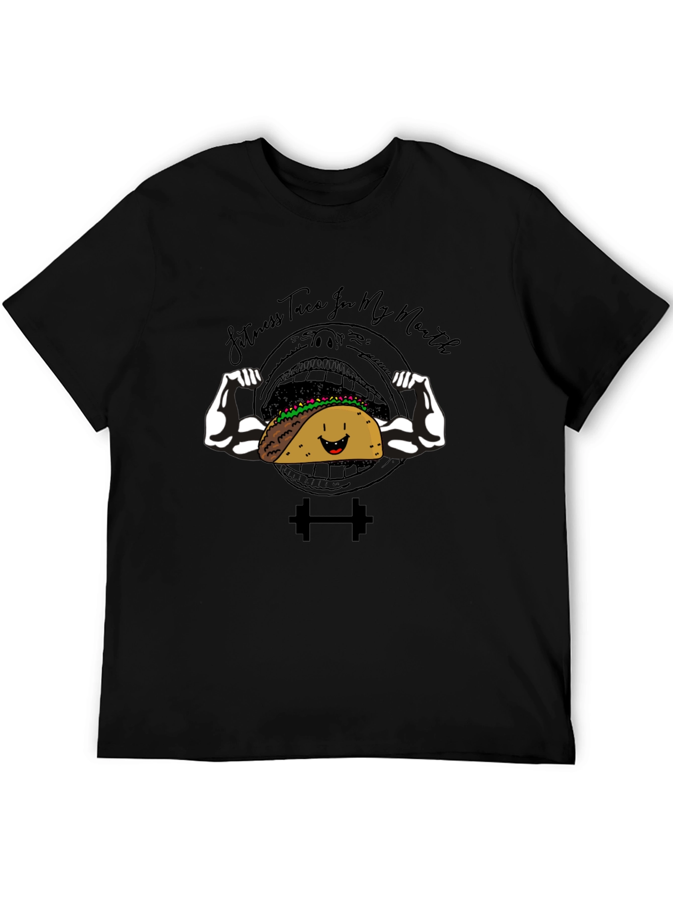 Fitness Taco Funny Graphic T-Shirt