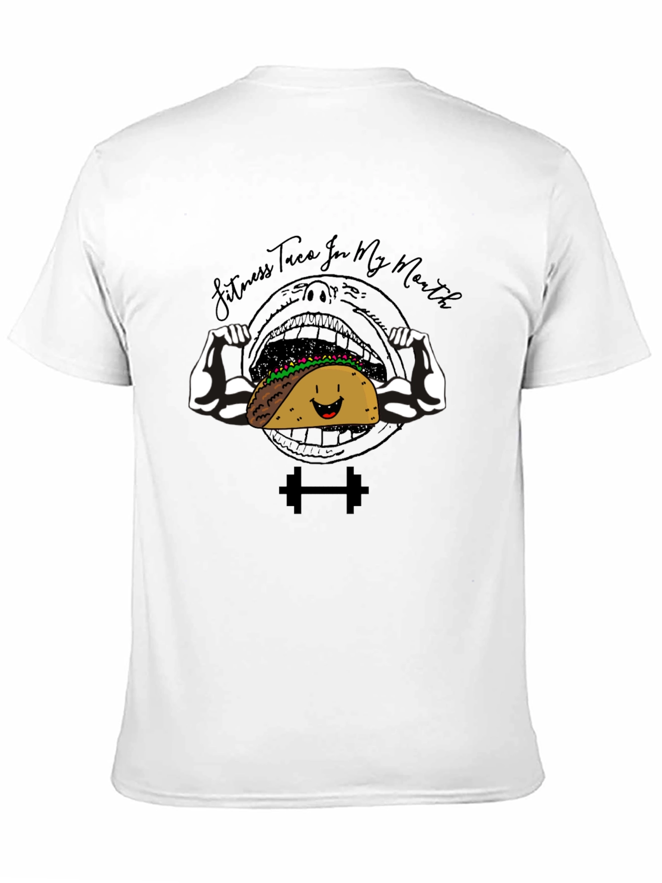 Fitness Taco Funny Graphic T-Shirt