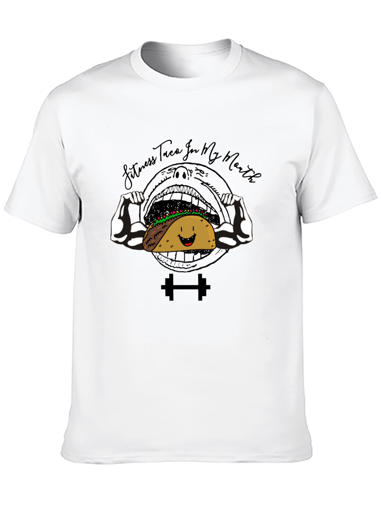 Fitness Taco Funny Graphic T-Shirt