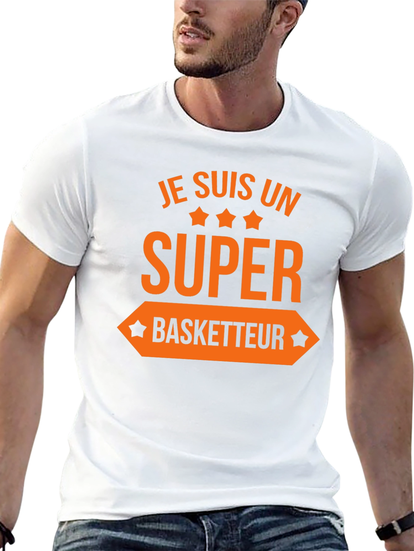 Je Suis Un Super Basketteur Graphic T-Shirt