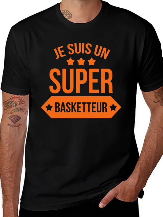 Je Suis Un Super Basketteur Graphic T-Shirt