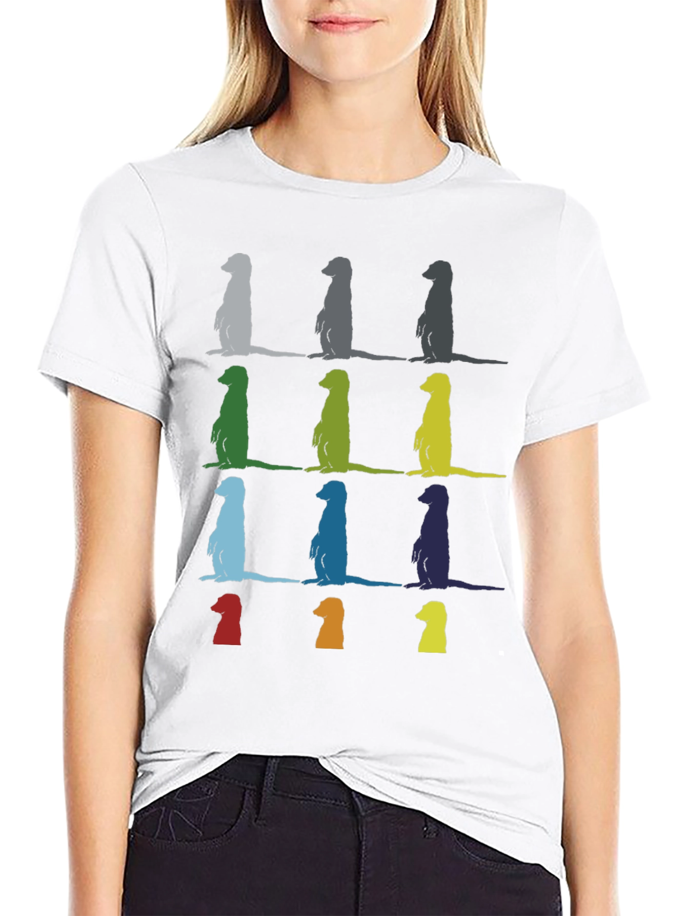 Meerkat Pop Art T-Shirt - Unique Graphic Tee