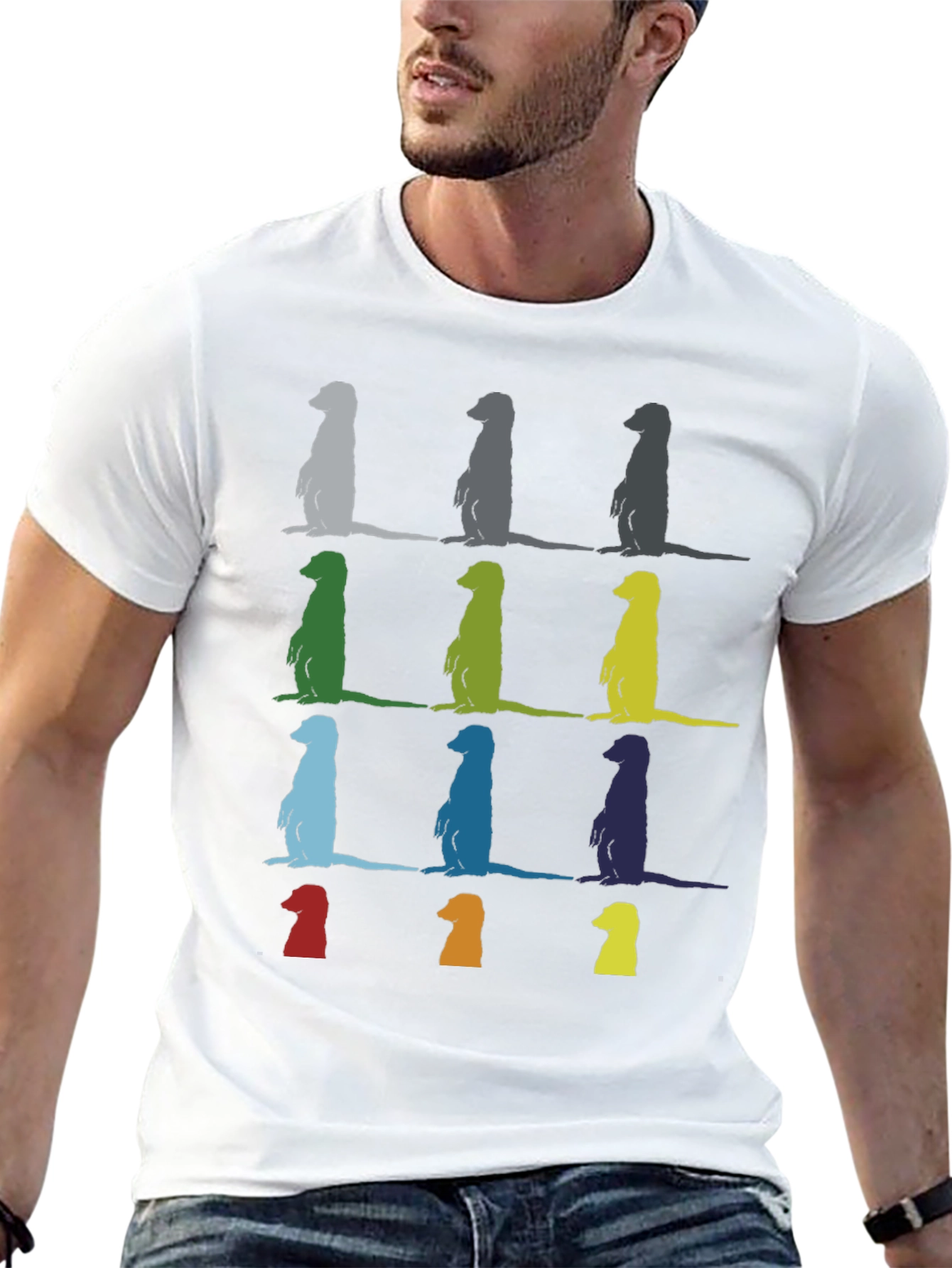 Meerkat Pop Art T-Shirt - Unique Graphic Tee