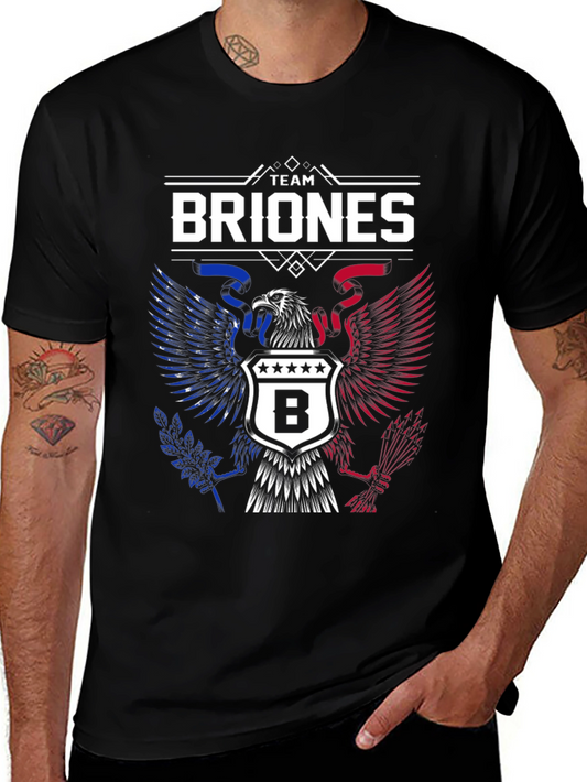 Team Briones Patriotic Eagle Crest T-Shirt