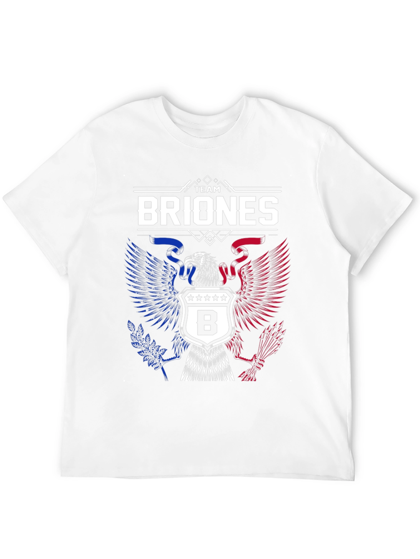 Team Briones Patriotic Eagle Crest T-Shirt