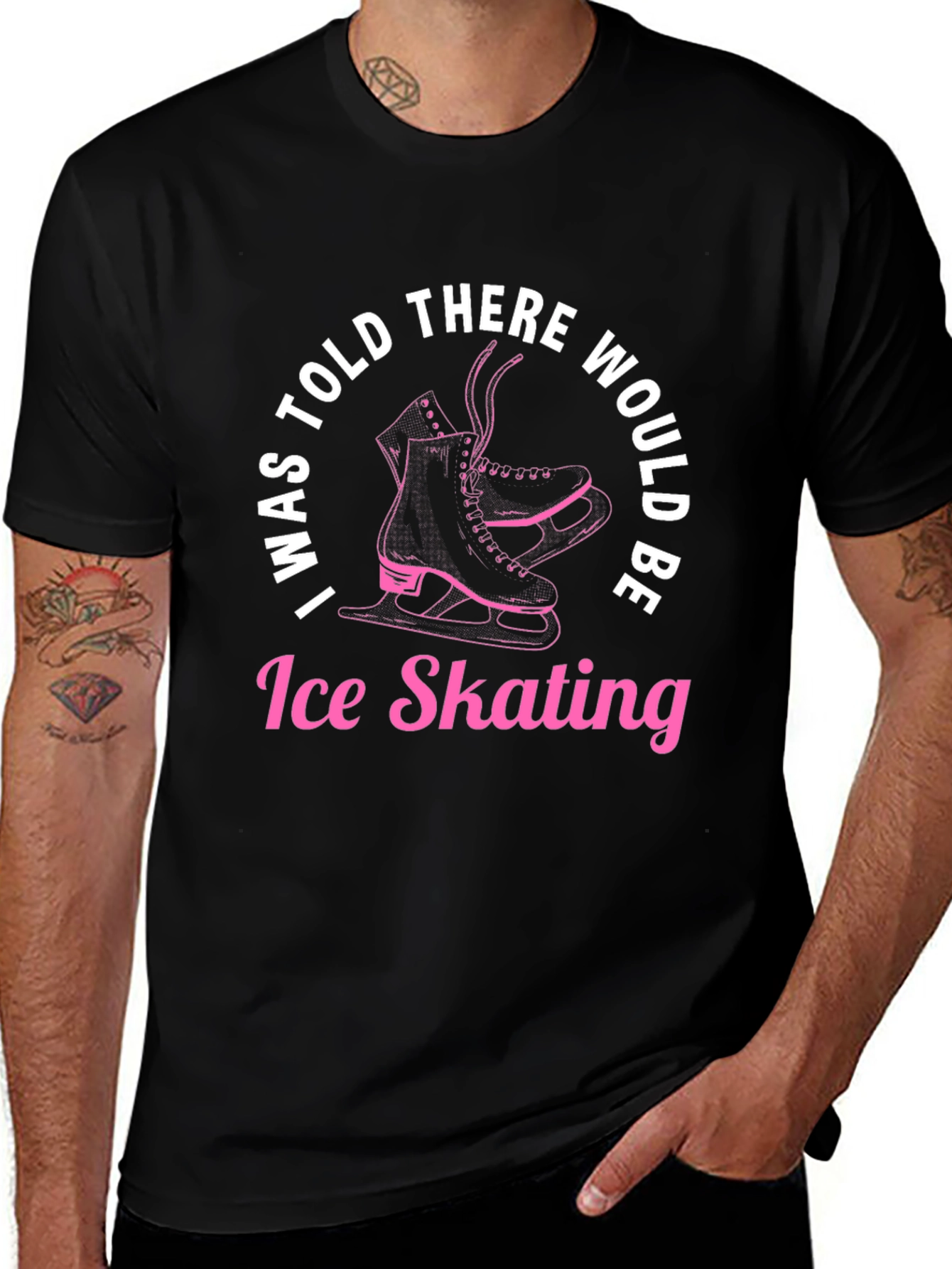 Ice Skating T-Shirt - Funny Skates Graphic Tee