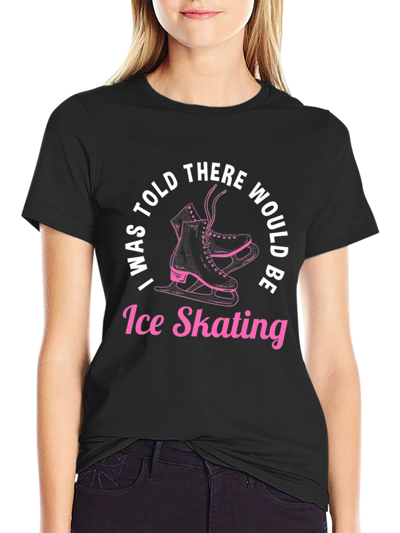 Ice Skating T-Shirt - Funny Skates Graphic Tee